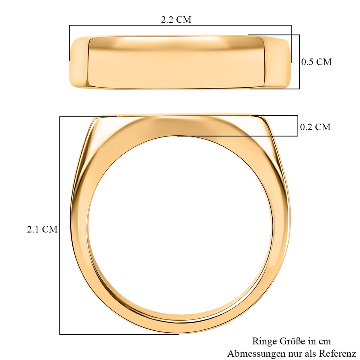 750 Gelb Vermeil