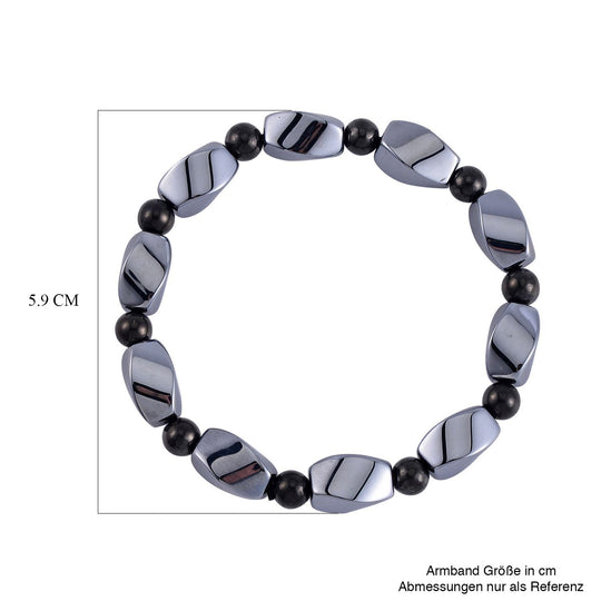 Terahertz, Shungit Armband Flexibel cm