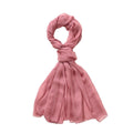 LA MAREY – Chiffon Schal aus Maulbeerseide, hellrosa