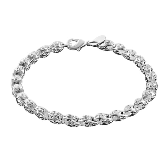 Gliederarmband, ca. 19 cm, ca. 12g, roséfarben