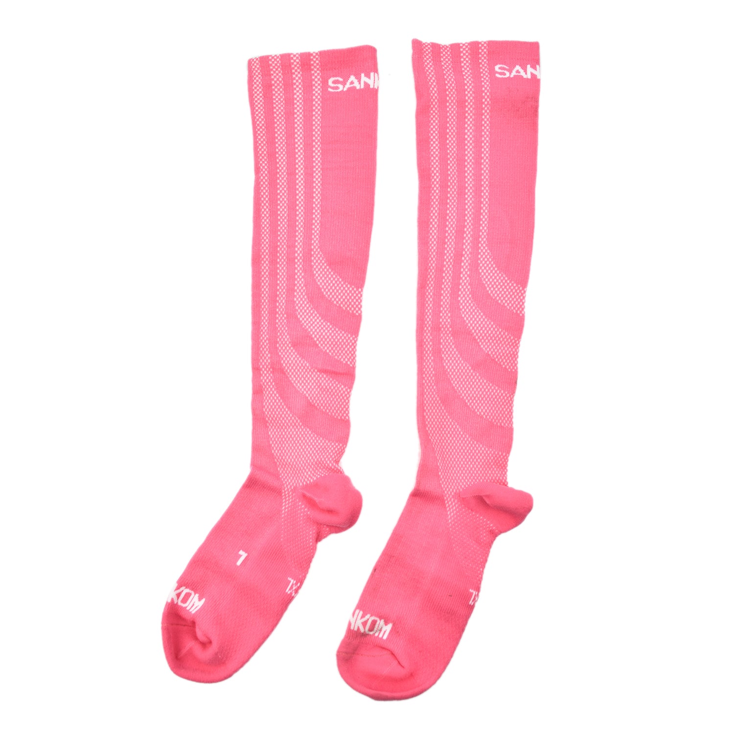SANKOM Kompressionsstrümpfe, S-M, Rosa, Größe 36-40