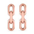Reiner Edelstahl IP Rosa PlattierungOhrringe ca. 9,00g