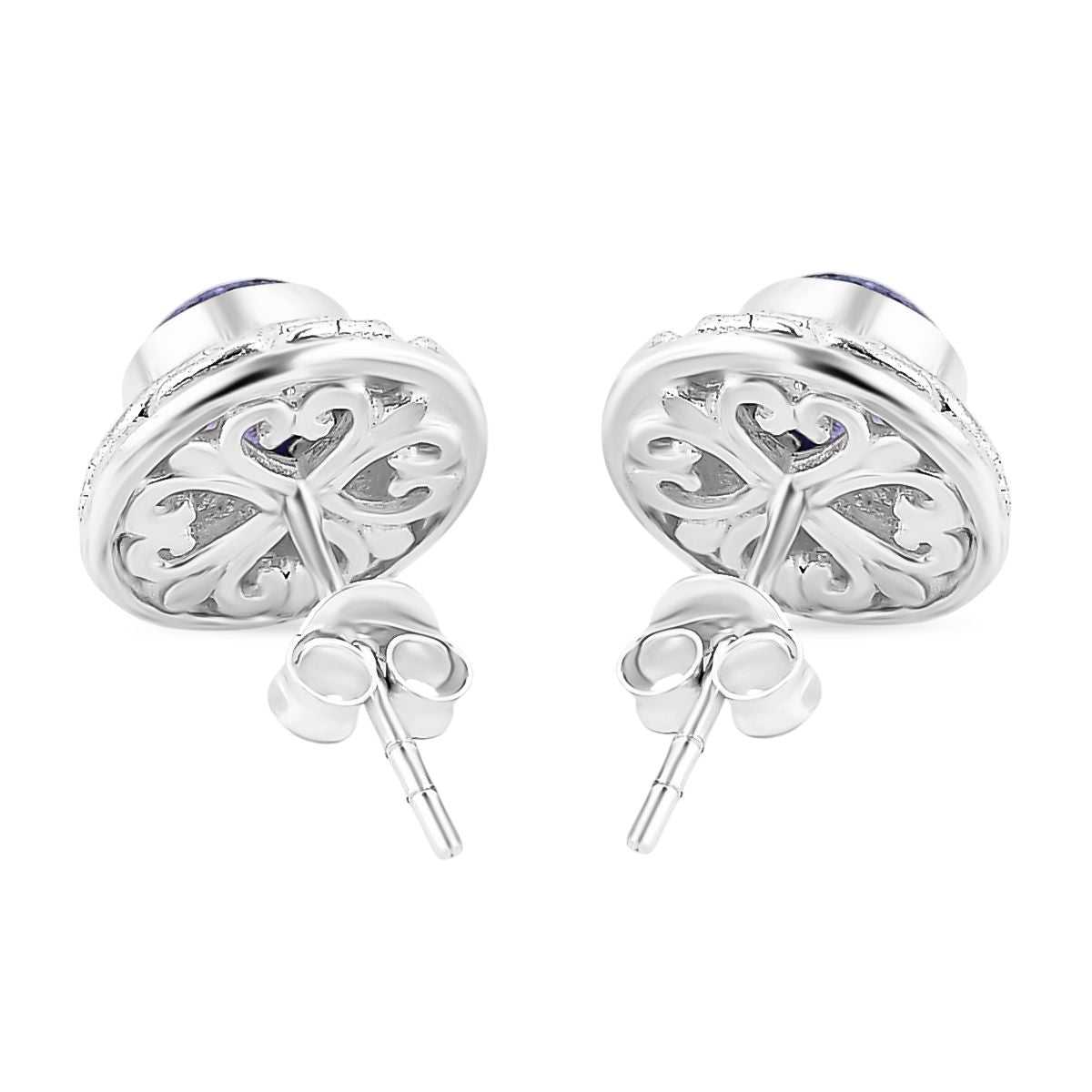 Royal Bali - Tansanit Ohrringe 925 Silber ca. 2.21 ct
