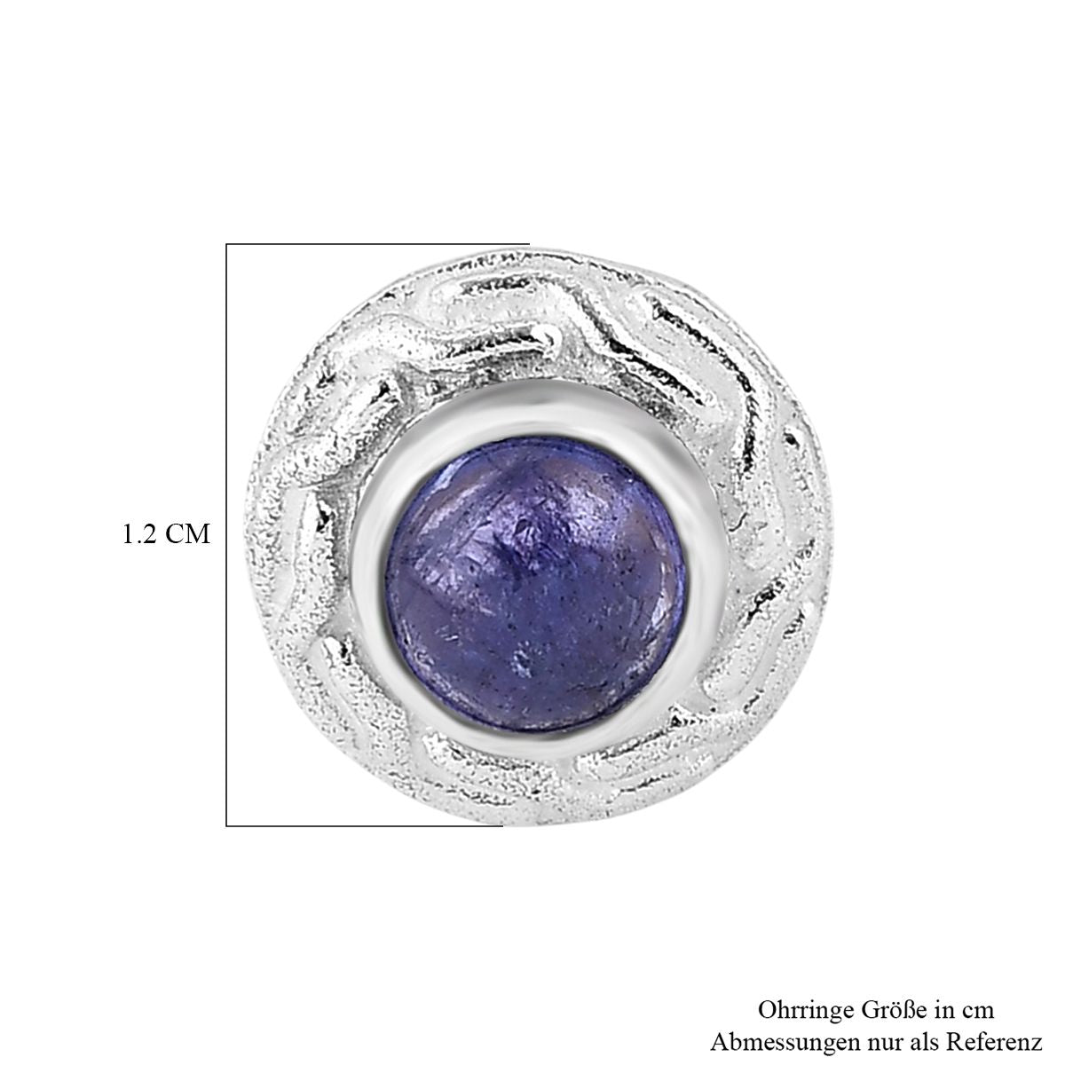 Royal Bali - Tansanit Ohrringe 925 Silber ca. 2.21 ct