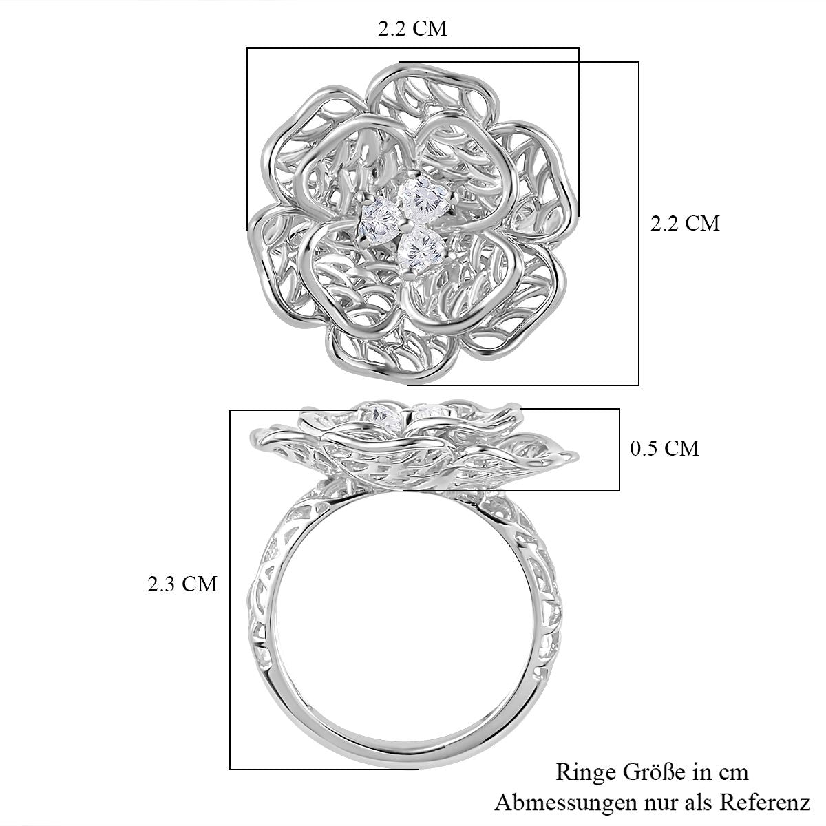 Rhodium-Überzug