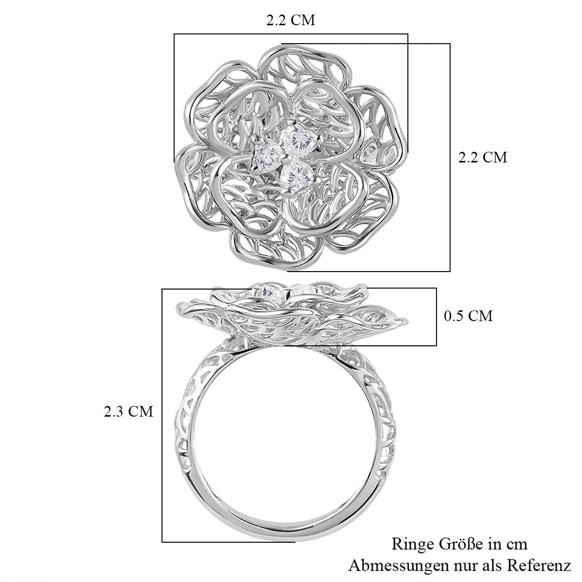 Rhodium-Überzug