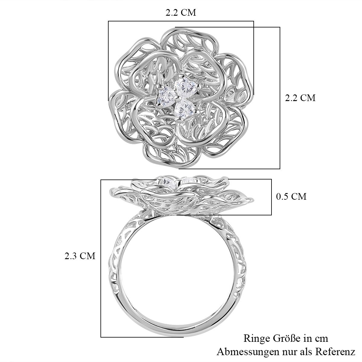 Rhodium-Überzug