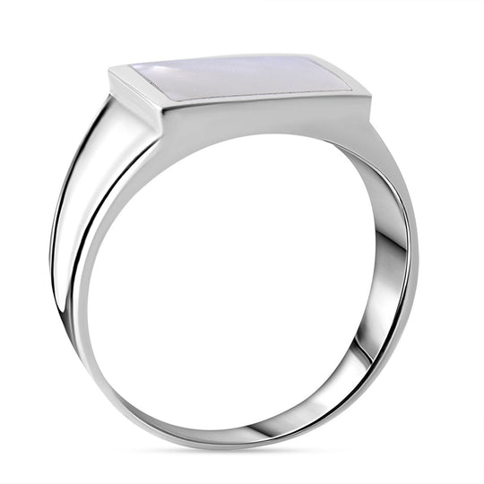 Perlmutt Ring 925 Silber, 2.50 ct