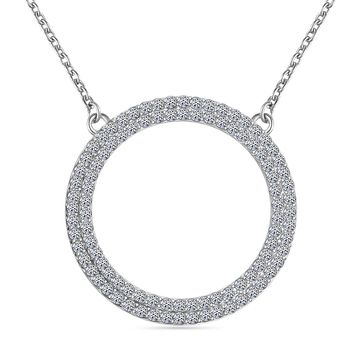 Im Labor gewachsener Diamant SI/F-G Halskette ca. 45 cm 925 Silber ca. 1.00 ct