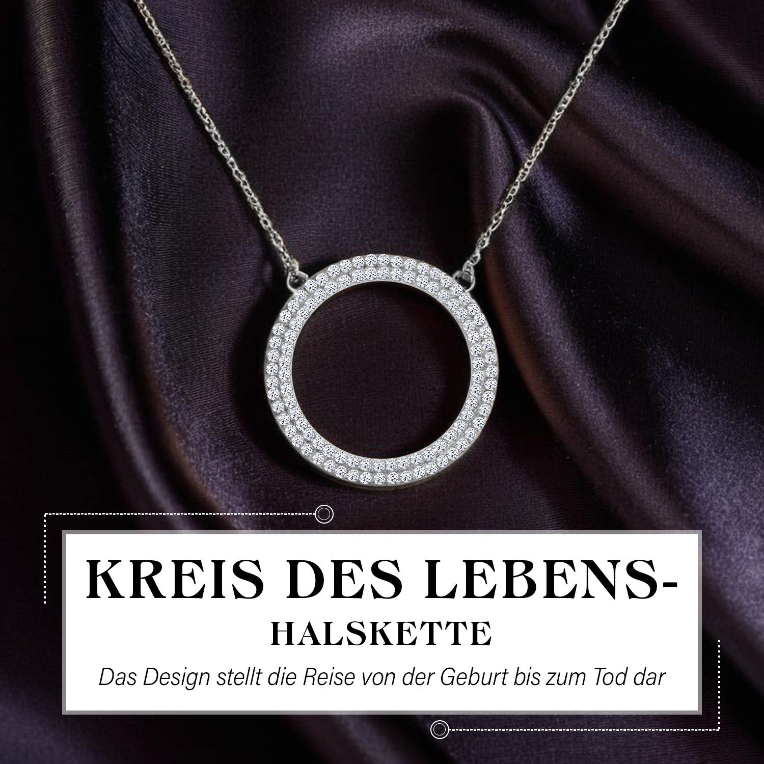 Im Labor gewachsener Diamant SI/F-G Halskette ca. 45 cm 925 Silber ca. 1.00 ct