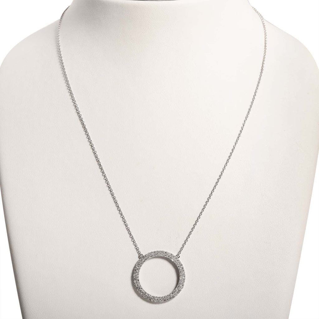 Im Labor gewachsener Diamant SI/F-G Halskette ca. 45 cm 925 Silber ca. 1.00 ct