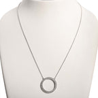 Im Labor gewachsener Diamant SI/F-G Halskette ca. 45 cm 925 Silber ca. 1.00 ct