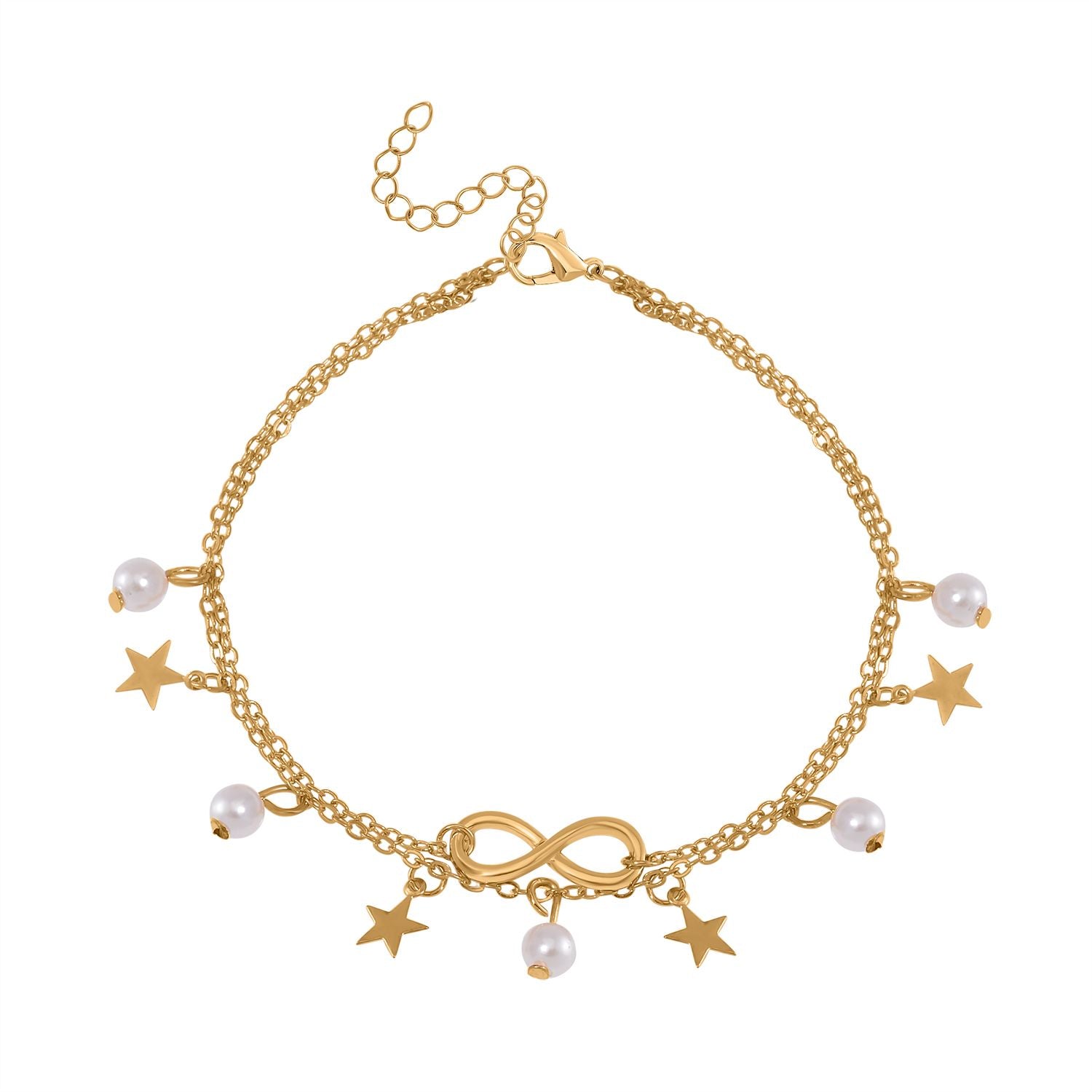 Kunststoff Perle Schmuck Zubehör ca. 23 cm Eisen Std Gelb