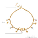 Kunststoff Perle Schmuck Zubehör ca. 23 cm Eisen Std Gelb