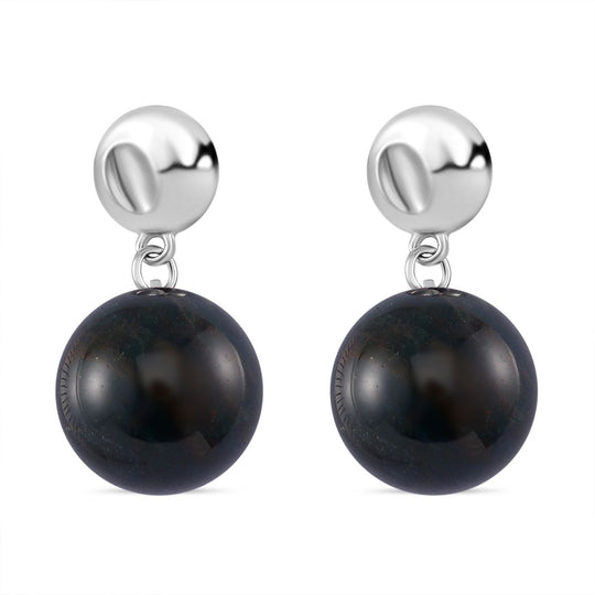 Ozean Jaspis Ohrringe ca. 56.00 ct