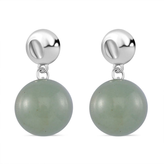 Ozean Jaspis Ohrringe ca. 56.00 ct