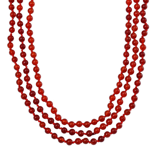 Multi-Edelstein mehrreihige Halskette, 150cm - 300 ct.