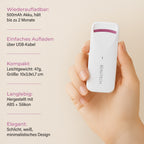 Beautech Aufheizbarer Wimpernformer mit Farbindikator, USB-aufladbar