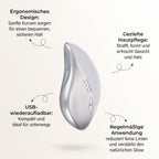 Beautech 3-in-1 Beauty-Gerät mit EMS, RF und Kältetherapie, ca. 13,3x7,5x3,5 cm, USB-Kabel