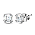 Moissanit Ohrringe 925 Silber rhodiniert ca. 1,32 ct.