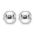 Moissanit Ohrringe 925 Silber rhodiniert ca. 1,32 ct.