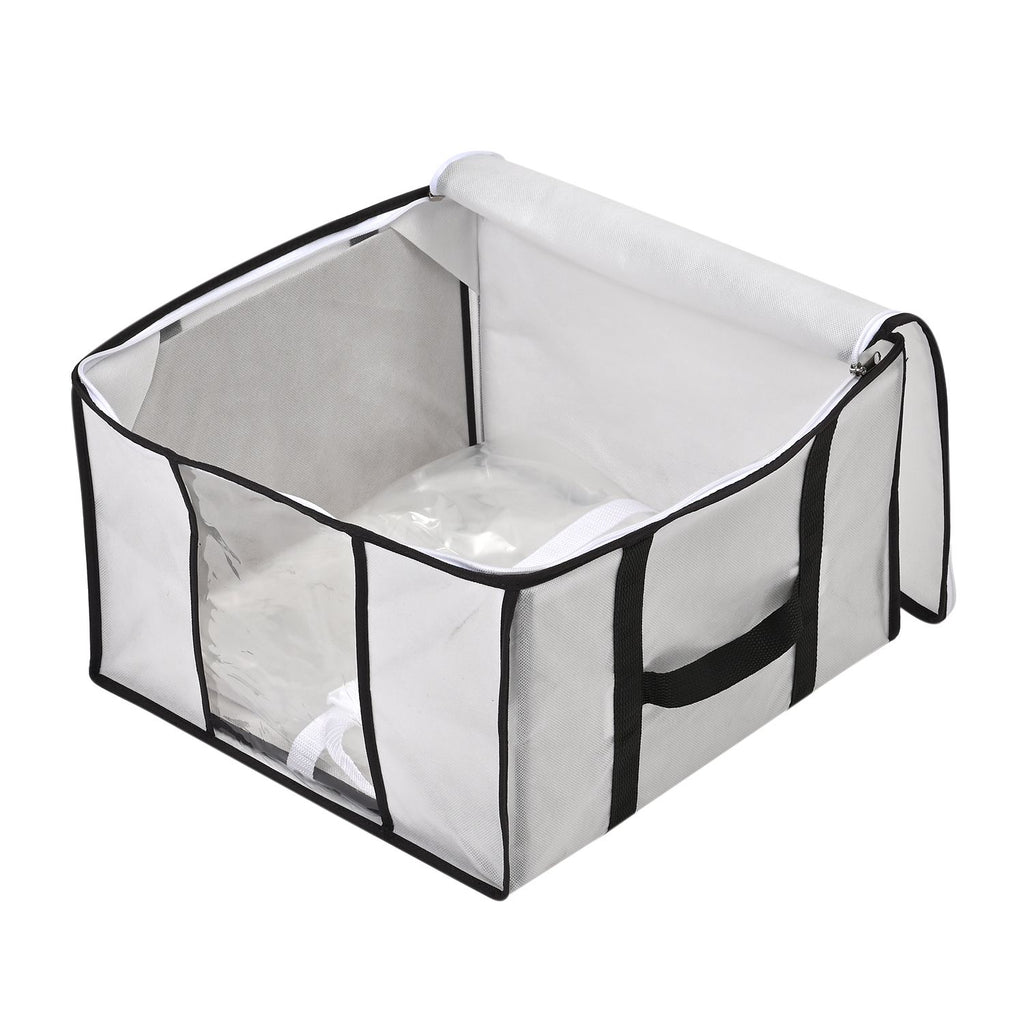 XXL Vakuum-Aufbewahrungsbox, Platzsparender Organizer für Kleidung, Bettwäsche und Decken, vakuum- und pumpkompatibel, 40x42x25cm