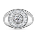 LUSTRO STELLA-Weißer Zirkonia Ring 925 Silber rhodiniert (Größe 17.00)