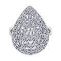 LUSTRO STELLA - Weißer Zirkonia Ring 925 Silber rhodiniert (Größe 17.00) ca. 3.58 ct