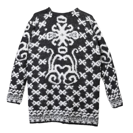 Damen Winter-Cardigan mit Taschen, Strick, Langarm, Offene Vorderseite, Einheitsgröße, blau