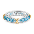 Apatit Ring Messing (Größe 18.00) ca. 6,40 ct