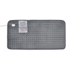 Elektrisches Wärme-Decke- Für Entspannung und Schmerzlinderung, 3 Heizstufen, hypoallergen, waschbar, 2-Stunden-Timer, 2m Kabel, Grau, 84 x 40 cm