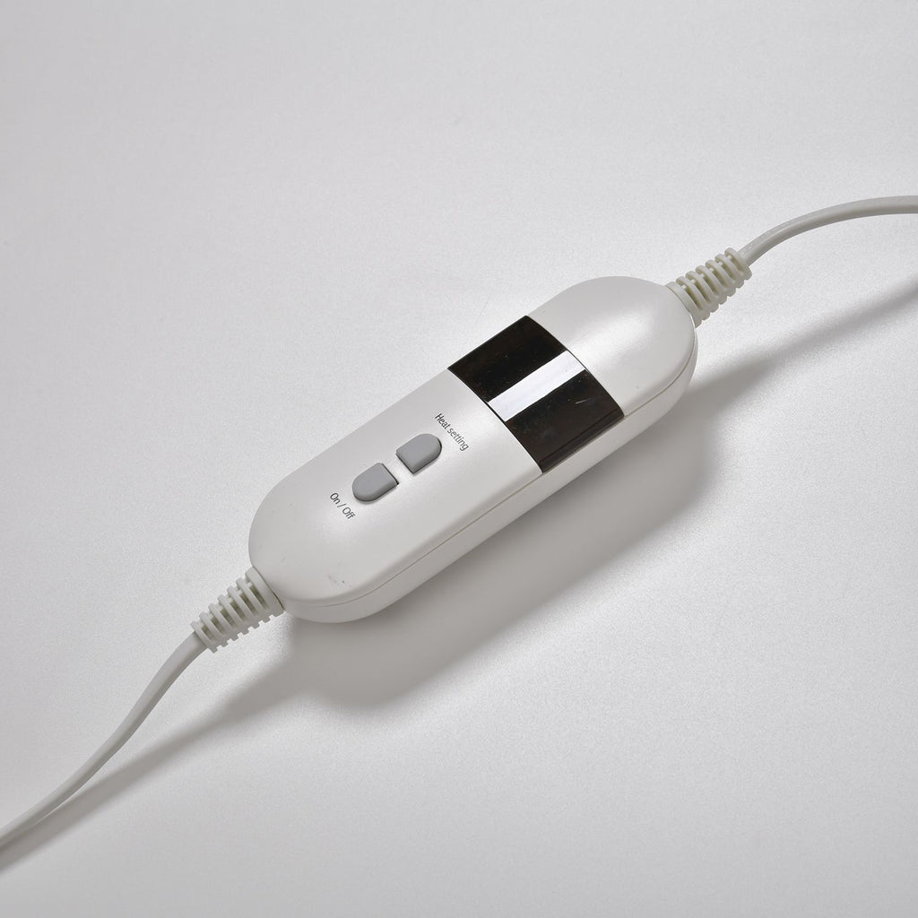 Elektrisches Wärme-Decke- Für Entspannung und Schmerzlinderung, 3 Heizstufen, hypoallergen, waschbar, 2-Stunden-Timer, 2m Kabel, Grau, 84 x 40 cm
