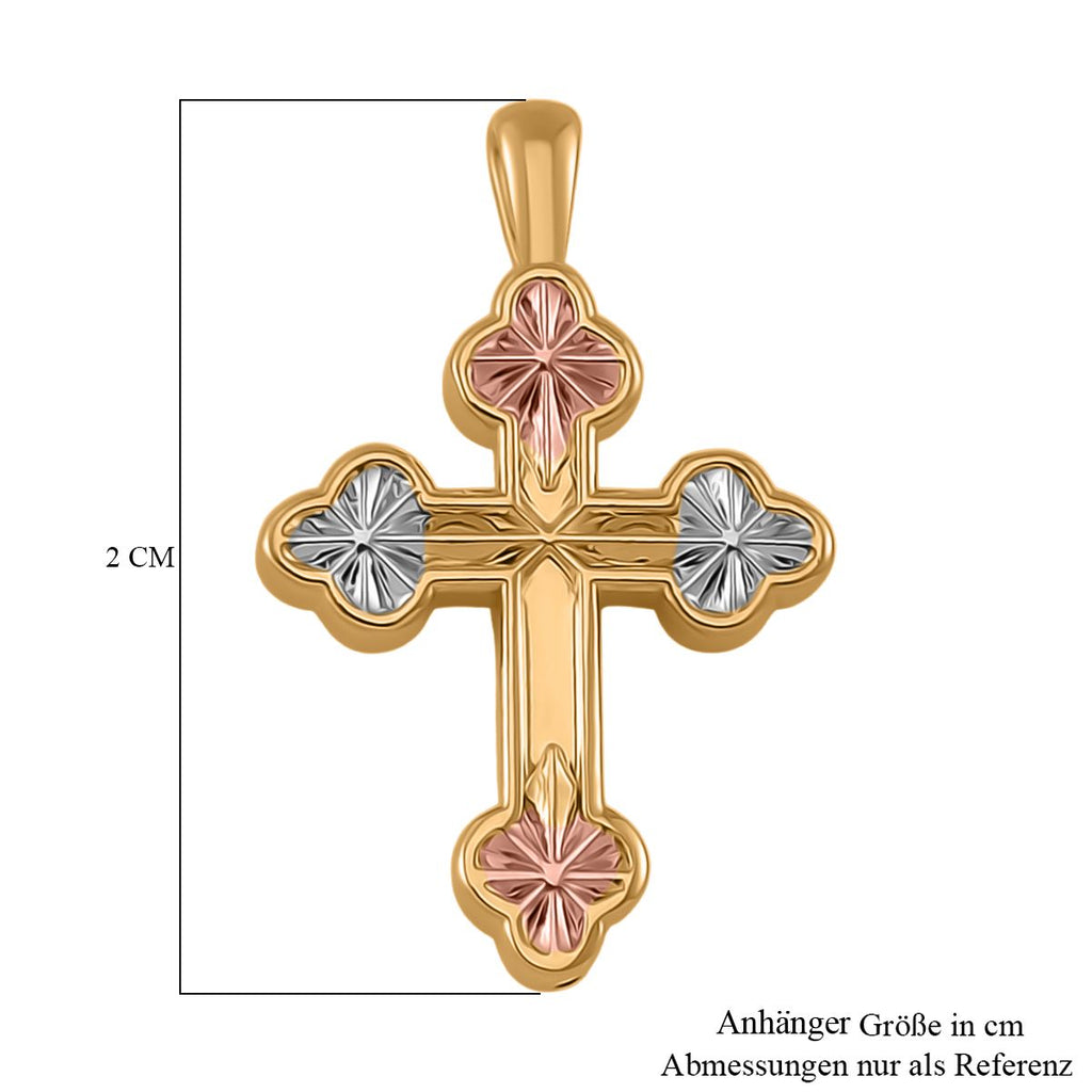 585 Gold Tricolor Anhänger