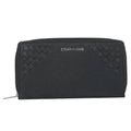 CLOSE OUT - UNION CODE: 100% Echtleder Brieftasche mit Krokoprägung und RFID schutz, 19x12 cm, schwarz