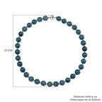 EXTREM SELTEN - Natürlicher Olmek Jadeit Halskette ca. 50 cm 925 Silber rhodiniert ca. 620.00 ct