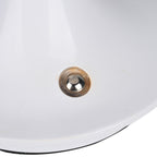 Designerlampe: Kabellos dimmbare Pilz-Tischlampe mit 3 Lichteinstellungen, weiß