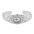 Royal Bali Kollektion - EON 1962 Armreif mit Schweizer Uhrwerk Armbanduhr, wasserdicht, 19 cm