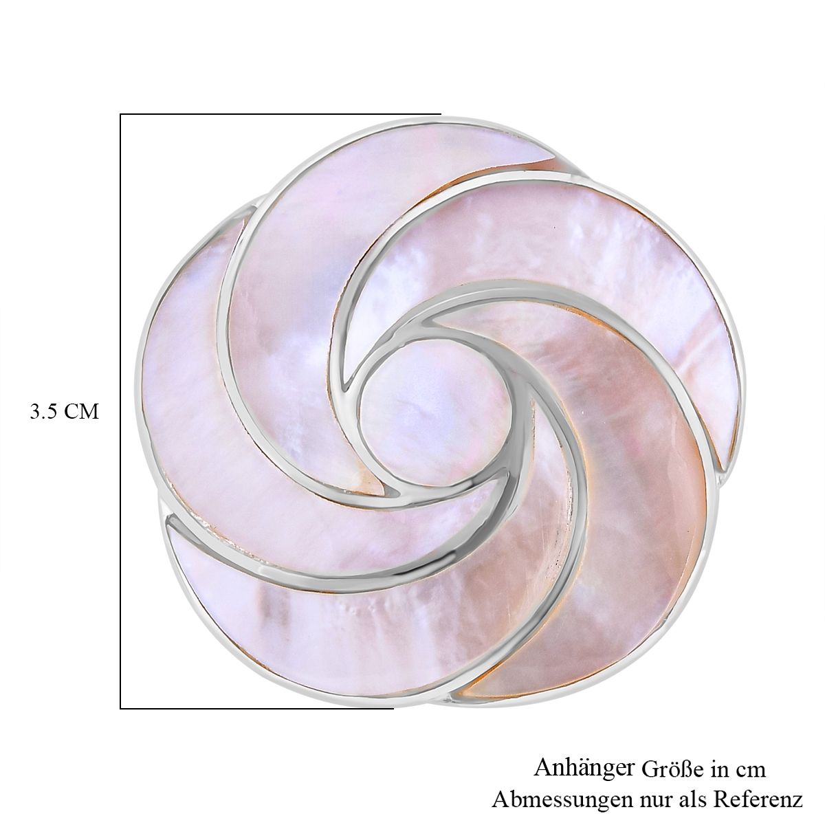 Perlmutt Anhänger 925 Silber