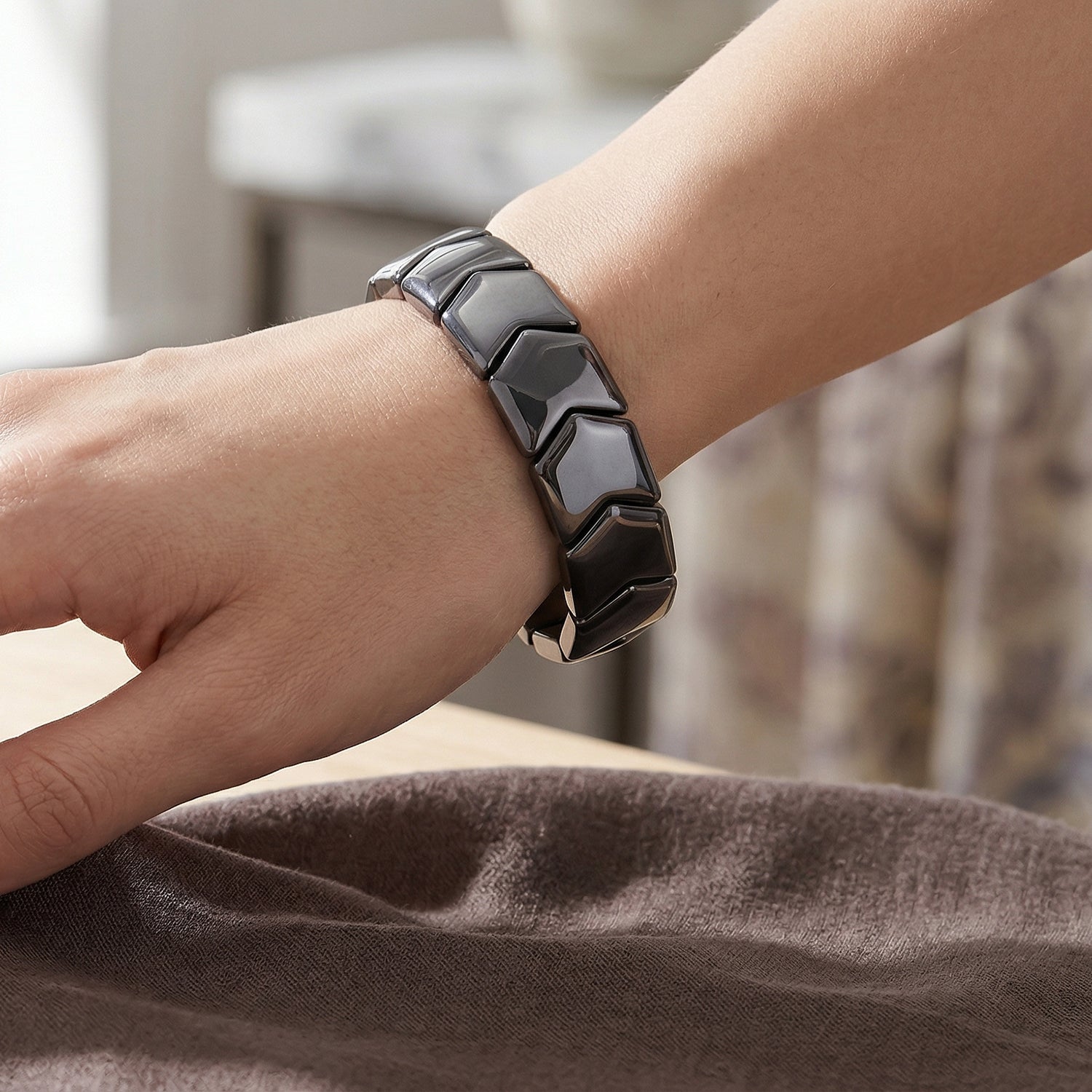 Terahertz Armband Flexibel cm ca. 210.00 ct