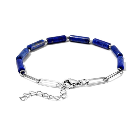 Grüner Aventurin Armband ca. 20 cm + 3.5 cm Extender, 316L Edelstahl ca. 22.50 ct