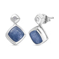 Kyanit und Zirkon Ohrringe - 5,80 ct.