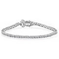 LUXURIANT DIAMOND - Lab Grown Diamant SI Armband ca. 18.5 cm 925 Silber Platiniert (10-15 Werktage Lieferzeit) ca. 2.00 ct