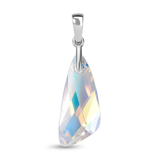 J Francis gefertigt mit SWAROVSKI AB Swarovski Kristall Anhänger 925 Silber platiniert