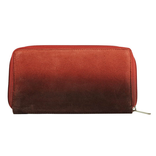CLOSE OUT - UNION CODE: Brieftasche mit Krokoprägung und RFID schutz, 19x12 cm, Braun
