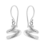 Royal Bali - Schlangen Ohrringe, 925 Silber, 5,10g