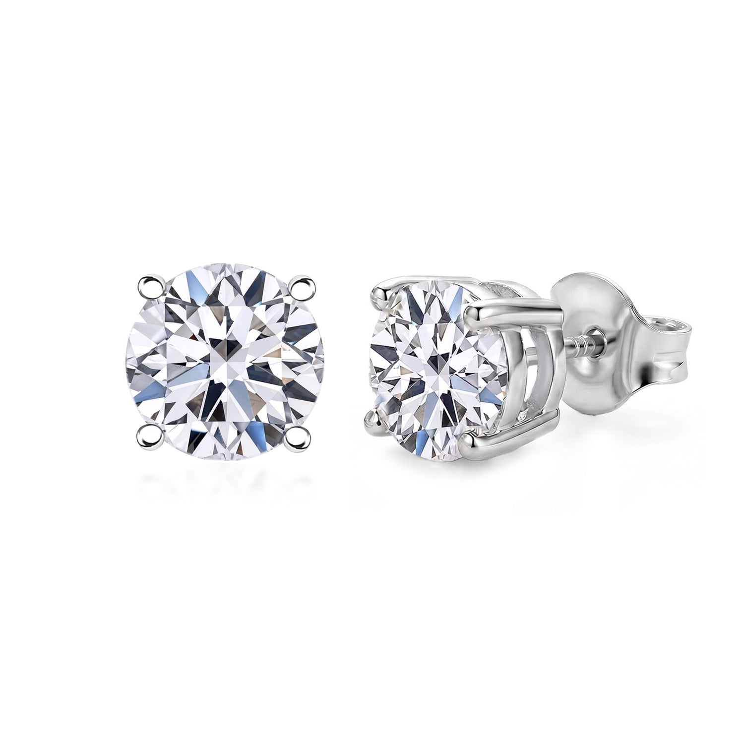 LUXURIANT DIAMOND - Lab-grown Diamant VS-EF SGL zertifiziert Ohrringe, 585 Gold, ca. 2.00 ct