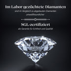 LUXURIANT DIAMOND - Lab-grown Diamant VS-EF SGL zertifiziert Ohrringe, 585 Gold, ca. 2.00 ct