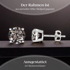 LUXURIANT DIAMOND - Lab-grown Diamant VS-EF SGL zertifiziert Ohrringe, 585 Gold, ca. 2.00 ct