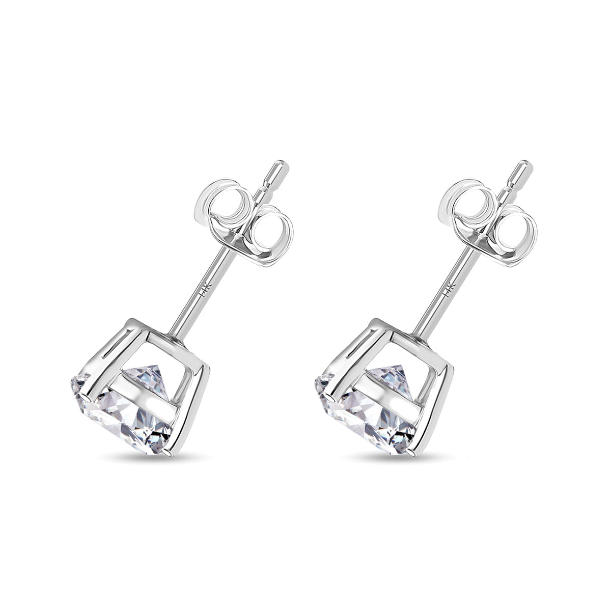 LUXURIANT DIAMOND - Lab-grown Diamant VS-EF SGL zertifiziert Ohrringe, 585 Gold, ca. 2.00 ct