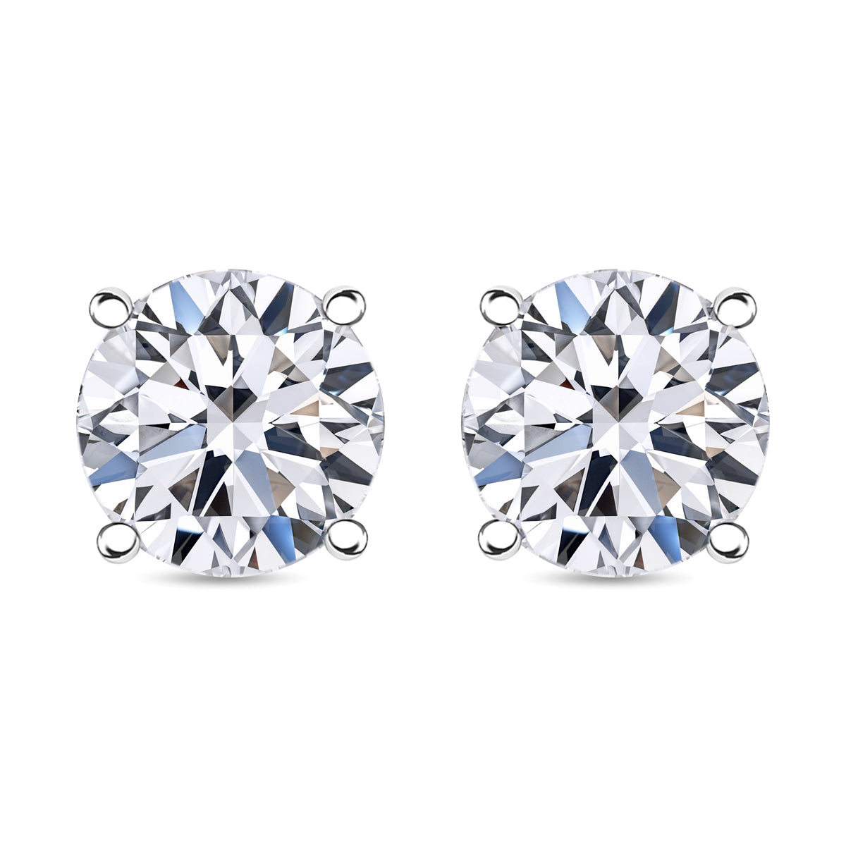 LUXURIANT DIAMOND - Lab-grown Diamant VS-EF SGL zertifiziert Ohrringe, 585 Gold, ca. 2.00 ct